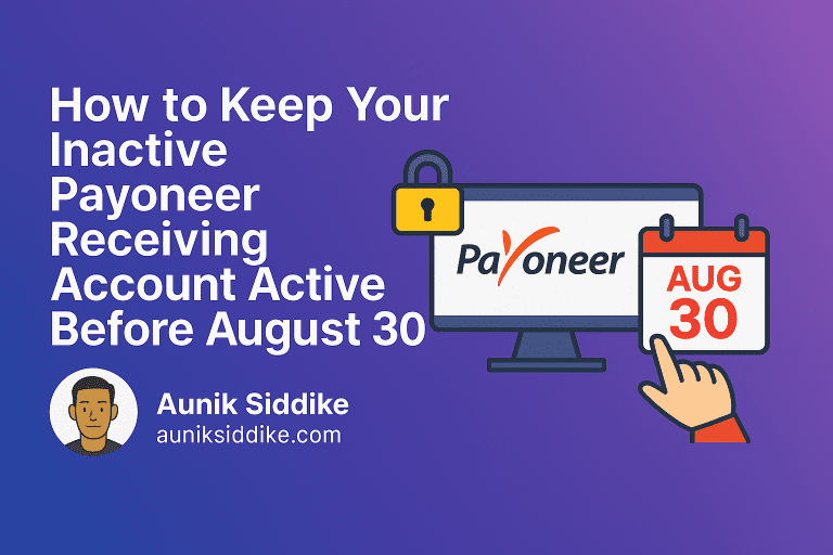 How to Activate Inactive Payoneer Receiving Accounts in 2025